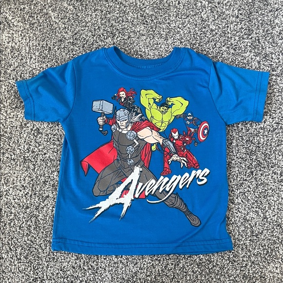 Avengers Blue Kids T-Shirt - Picture 1 of 3